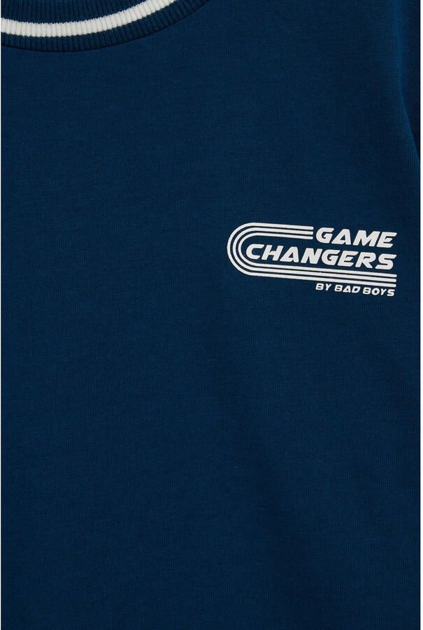 WE Fashion Bad Boys T-shirt met backprint blauw - Foto 2