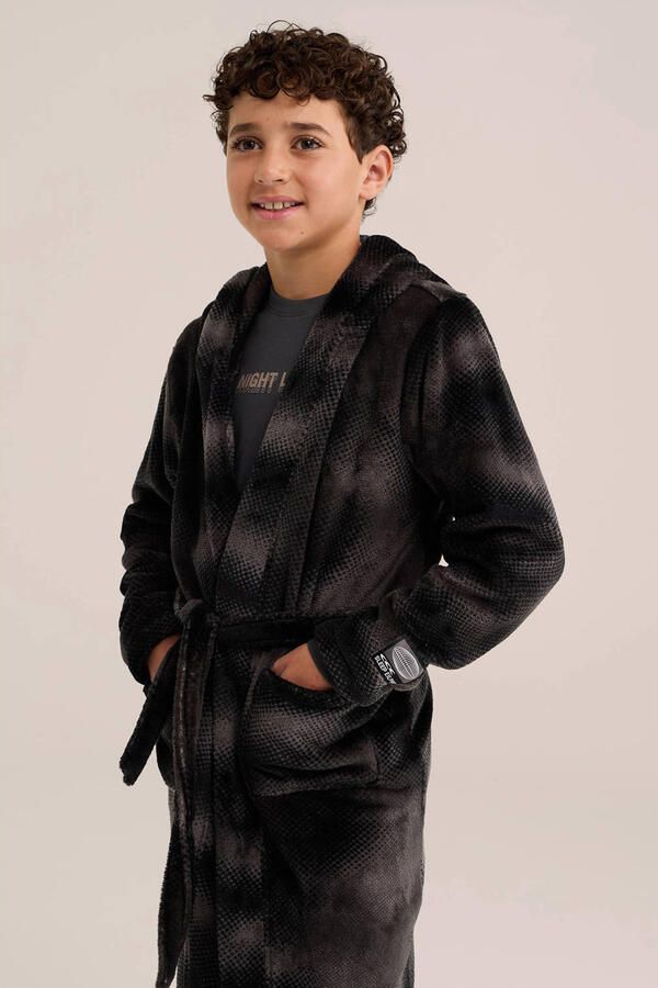 WE Fashion badjas zwart
