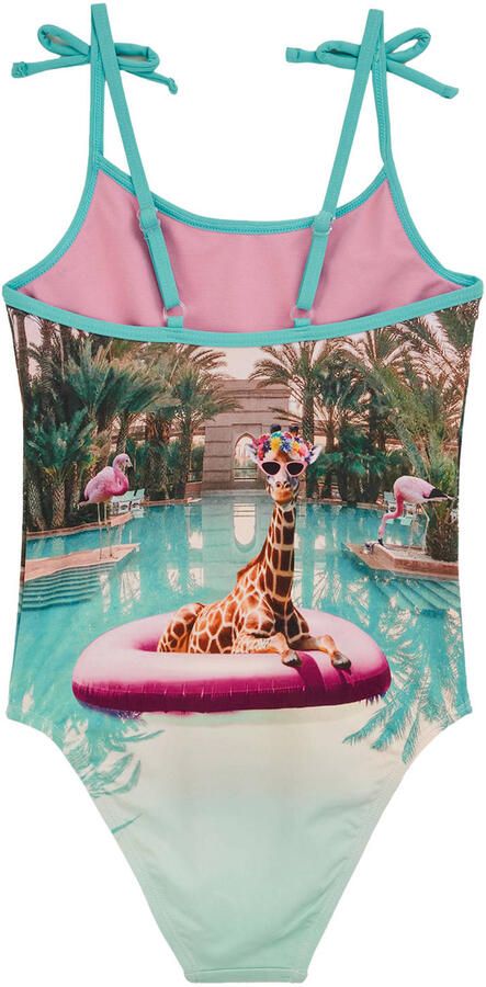 WE Fashion badpak met print aqua - Foto 3