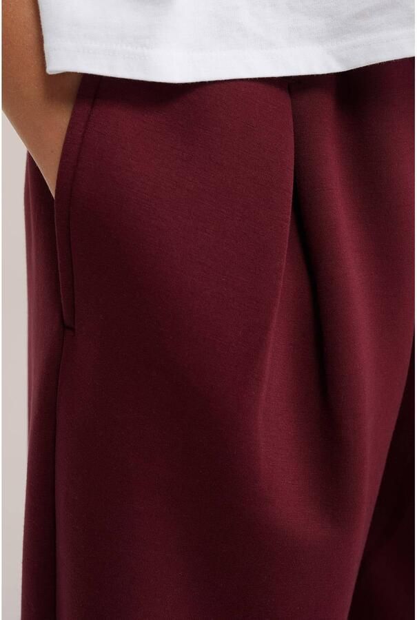 WE Fashion ballon joggingbroek donkerrood Meisjes Polyester Effen - Foto 2