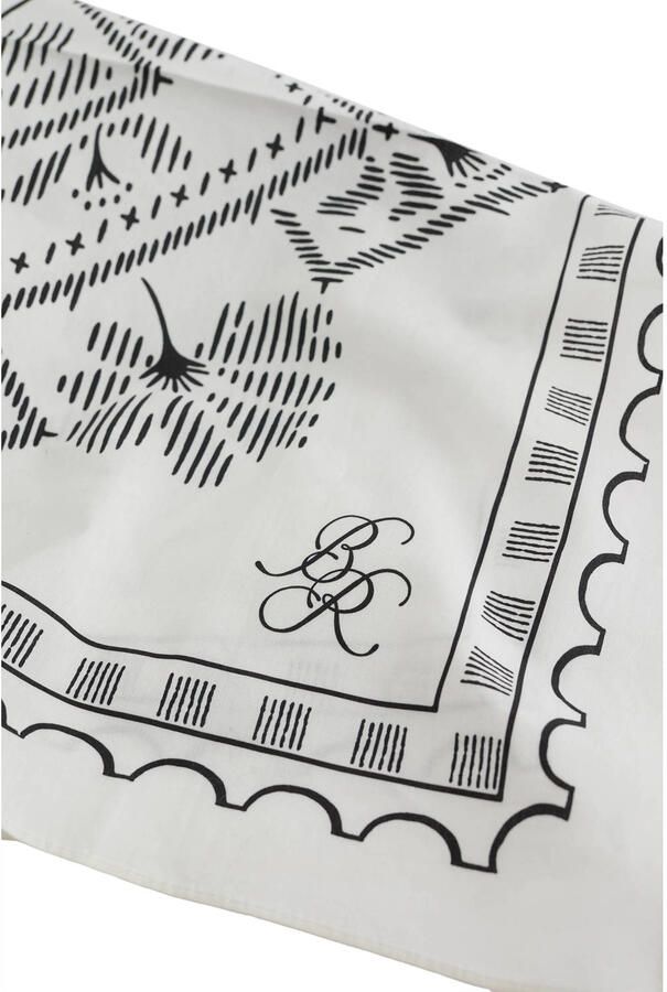 WE Fashion bandana met all over print wit - Foto 2