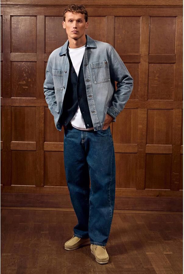 WE Fashion barrel jeans dark blue denim - Foto 2