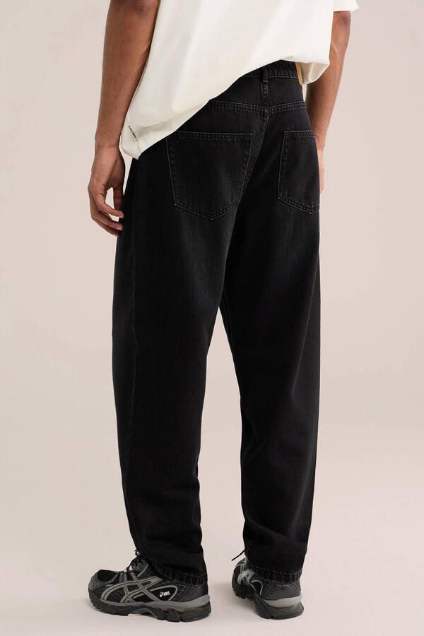 WE Fashion barrel jeans zwart - Foto 3