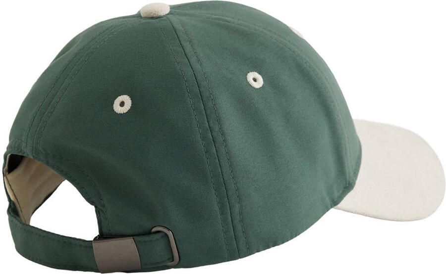 WE Fashion baseball cap donkergroen ecru - Foto 3