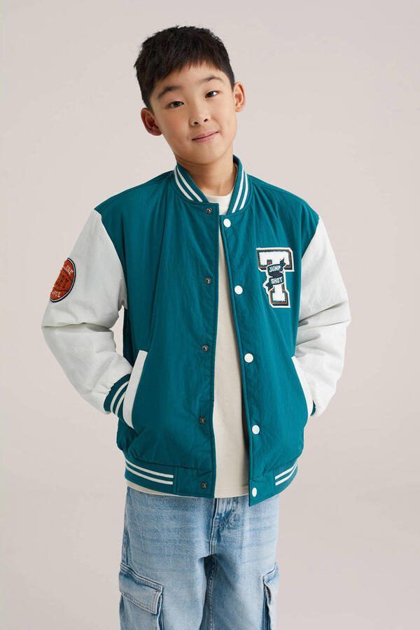 WE Fashion baseball jacket groen
