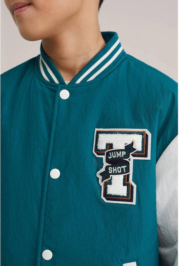 WE Fashion baseball jacket groen - Foto 3