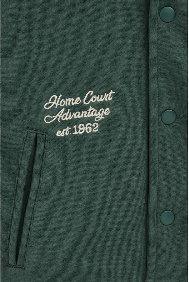 WE Fashion baseballvest groen wit - Foto 3