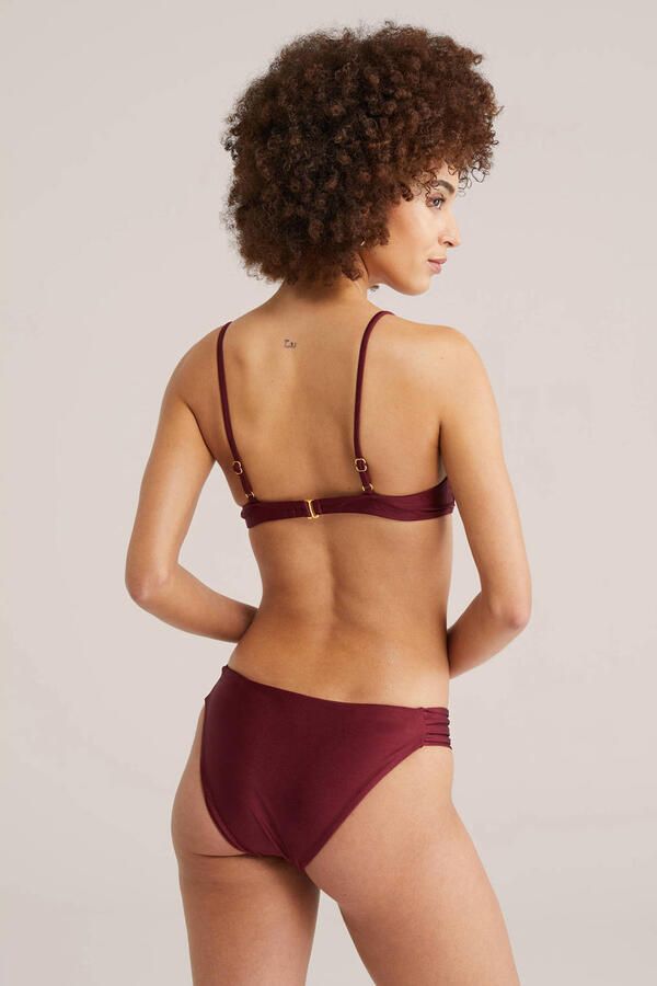 WE Fashion bikinibroekje donkerrood - Foto 3