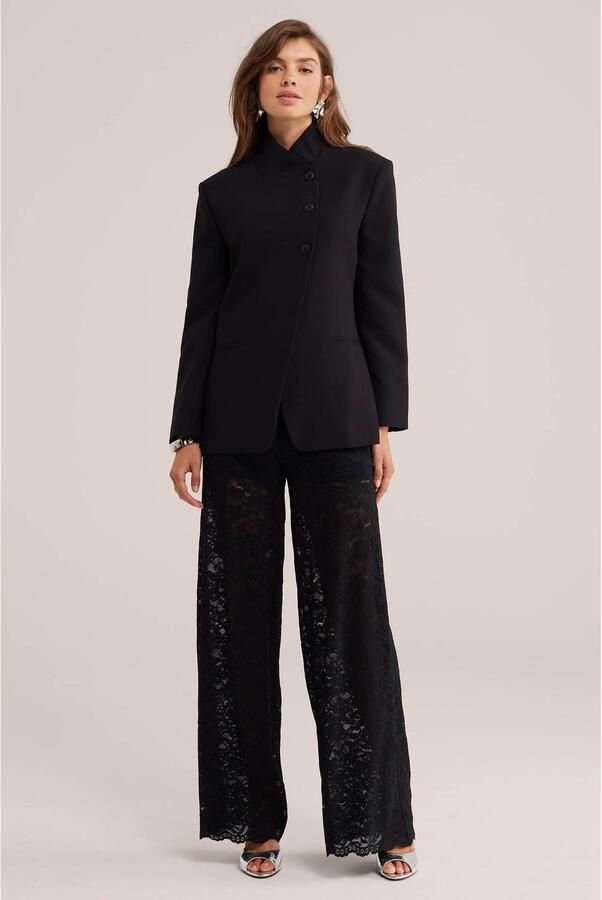WE Fashion blazer zwart - Foto 3
