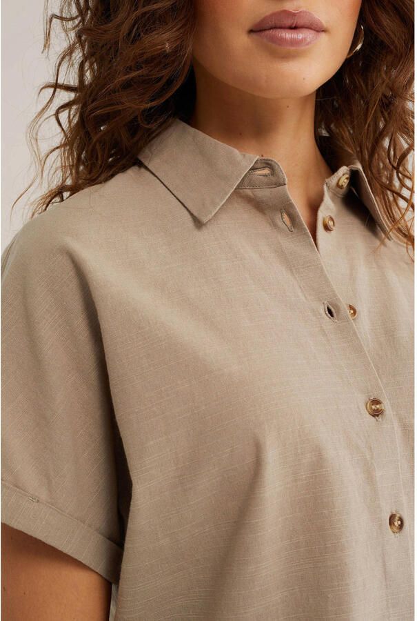 WE Fashion blouse beige broderie - Foto 2