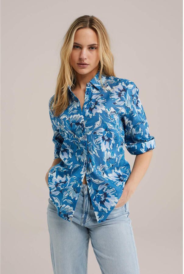 WE Fashion blouse blauw