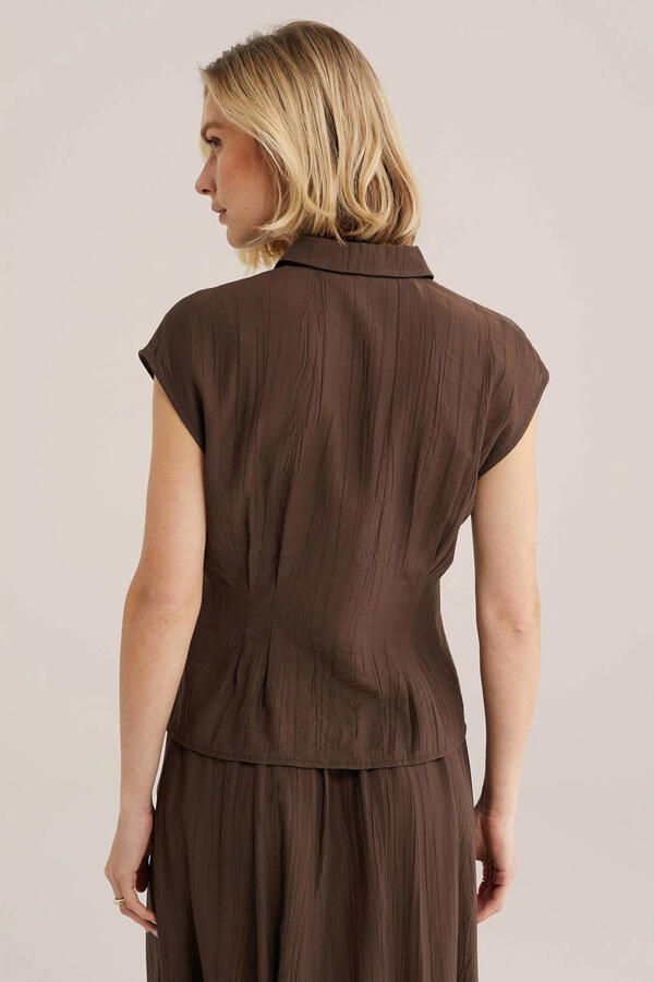 WE Fashion blouse bruin - Foto 3