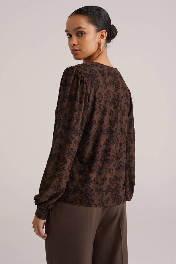 WE Fashion blouse bruin - Foto 2
