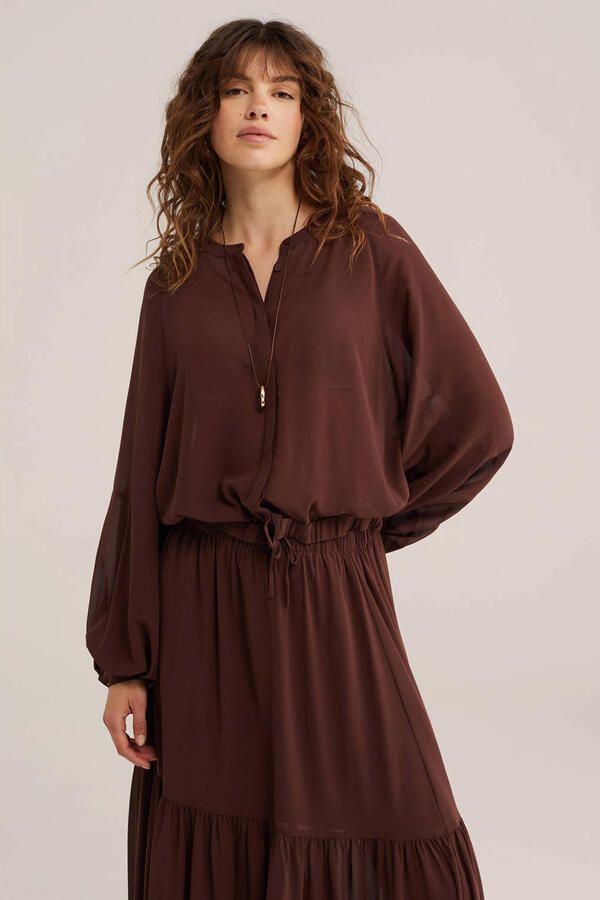 WE Fashion blouse bruin