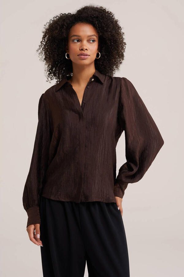 WE Fashion blouse bruin