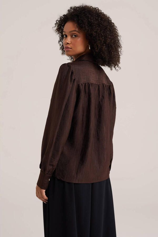 WE Fashion blouse bruin - Foto 3