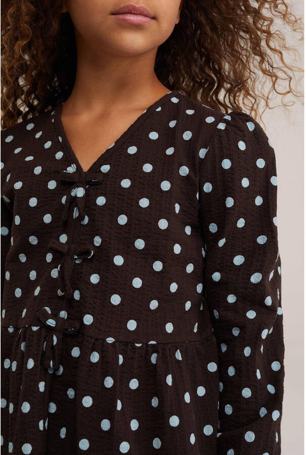 WE Fashion blouse bruin blauw - Foto 2
