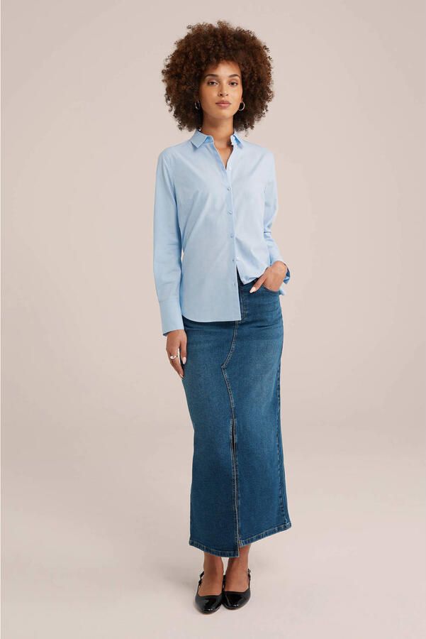 WE Fashion blouse lichtblauw - Foto 3