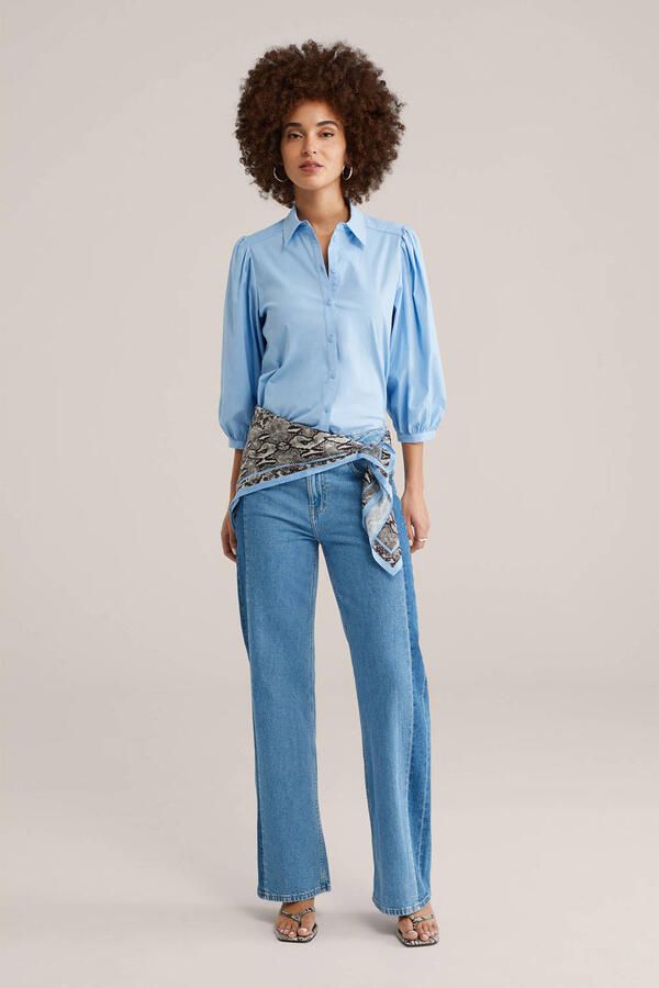 WE Fashion blouse lichtblauw - Foto 2