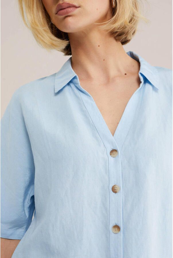 WE Fashion blouse lichtblauw - Foto 2