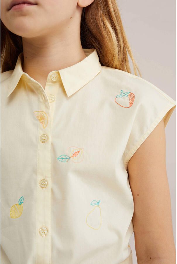 WE Fashion blouse lichtgeel - Foto 2