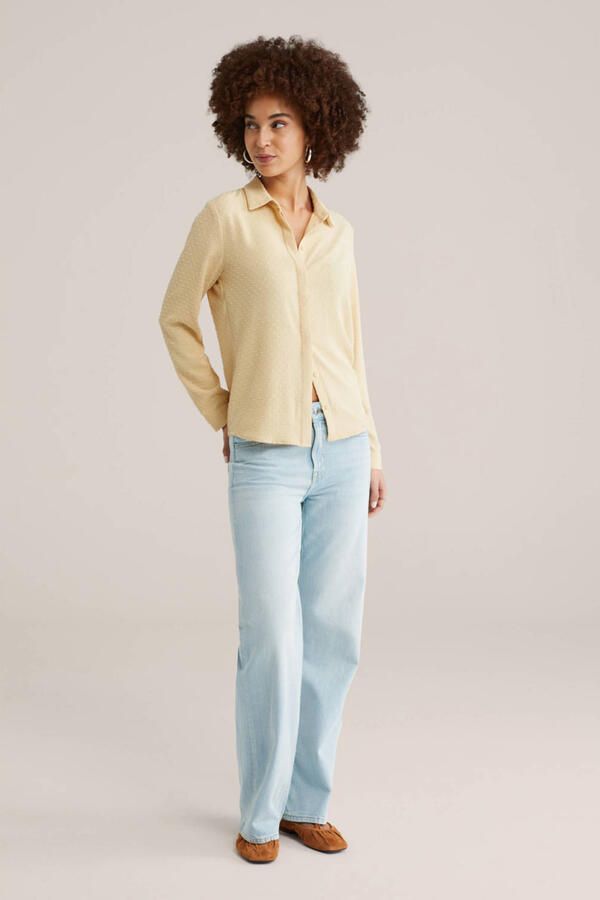 WE Fashion blouse lichtgeel - Foto 2