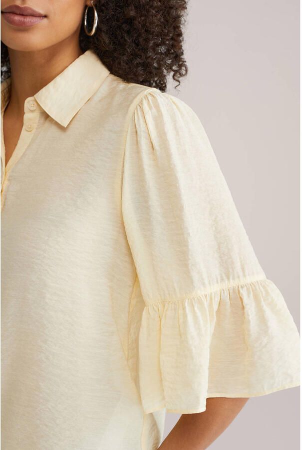 WE Fashion blouse lichtgeel - Foto 2