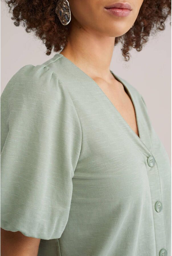 WE Fashion blouse lichtgroen - Foto 2