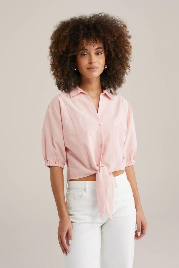 WE Fashion blouse lichtroze