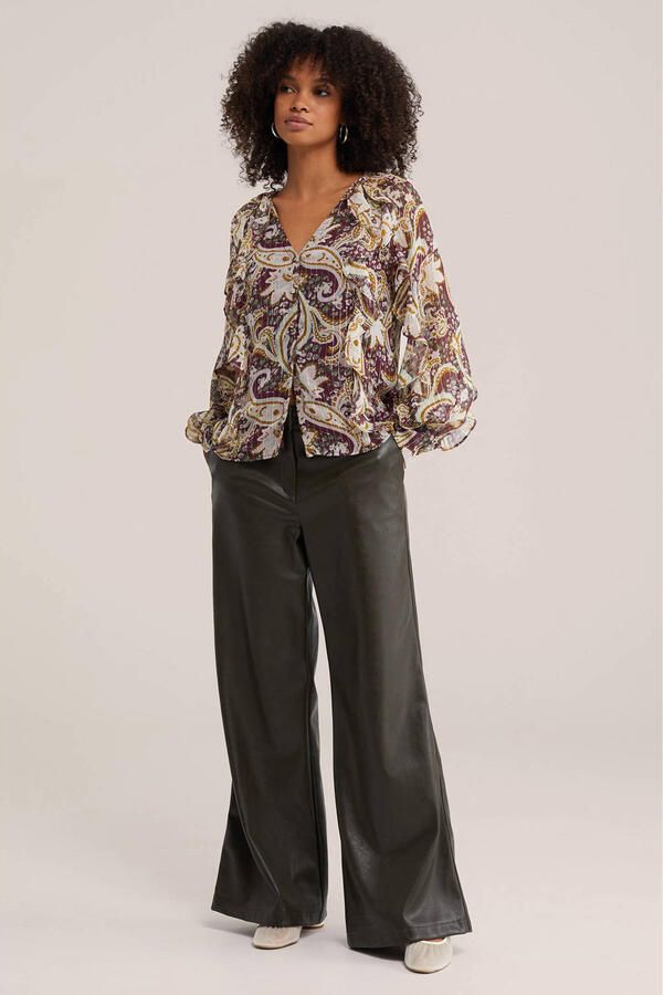WE Fashion blouse met paisley meerkleurig - Foto 2