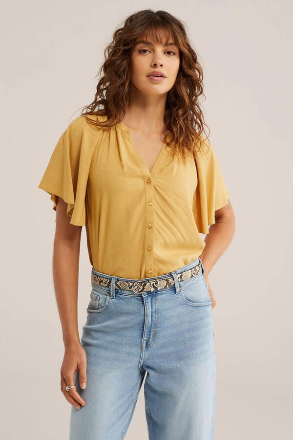 WE Fashion blouse oker
