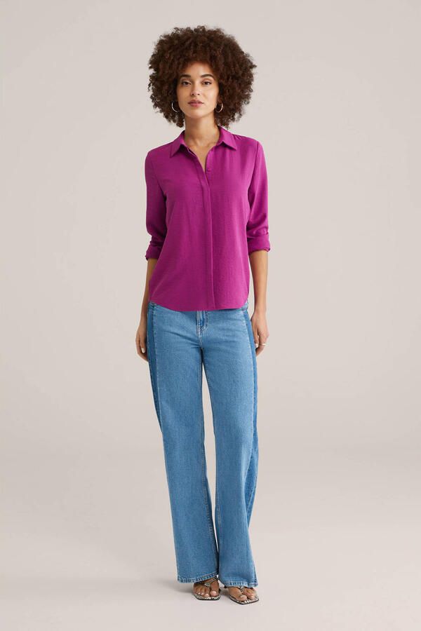 WE Fashion blouse paars - Foto 3