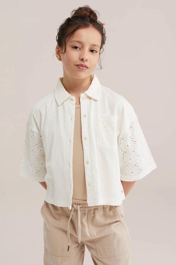 WE Fashion blouse wit broderie