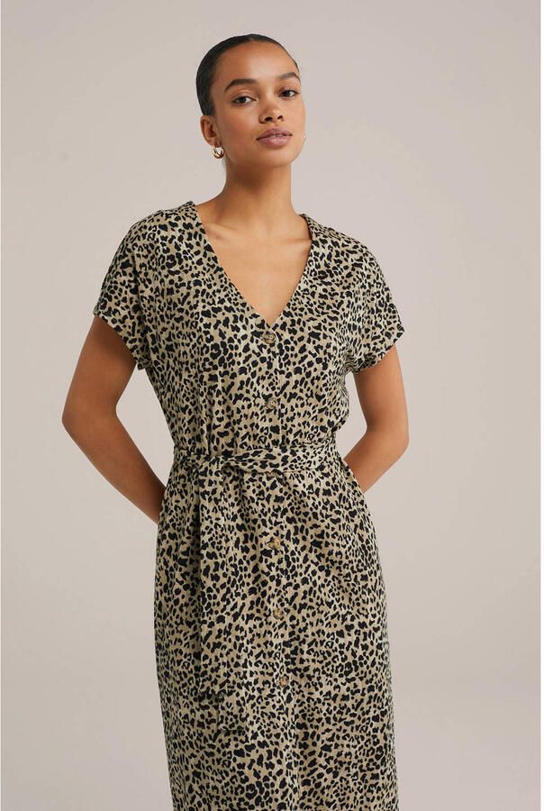 WE Fashion blousejurk beige