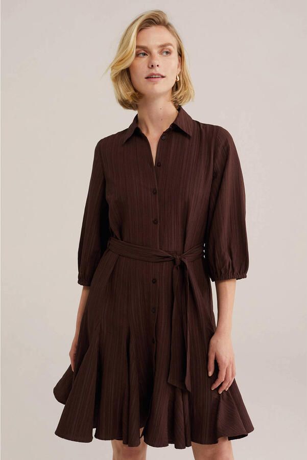 WE Fashion blousejurk met ceintuur