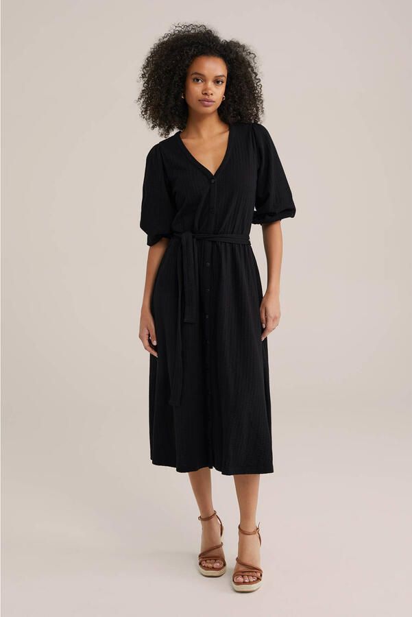 WE Fashion blousejurk zwart - Foto 3