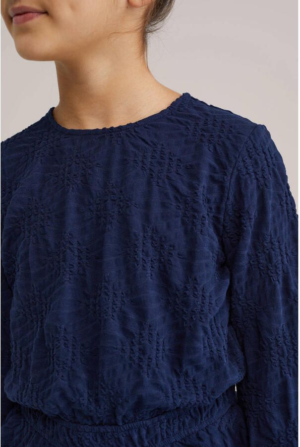 WE Fashion blousetop donkerblauw - Foto 3