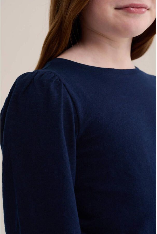 WE Fashion blousetop donkerblauw - Foto 2