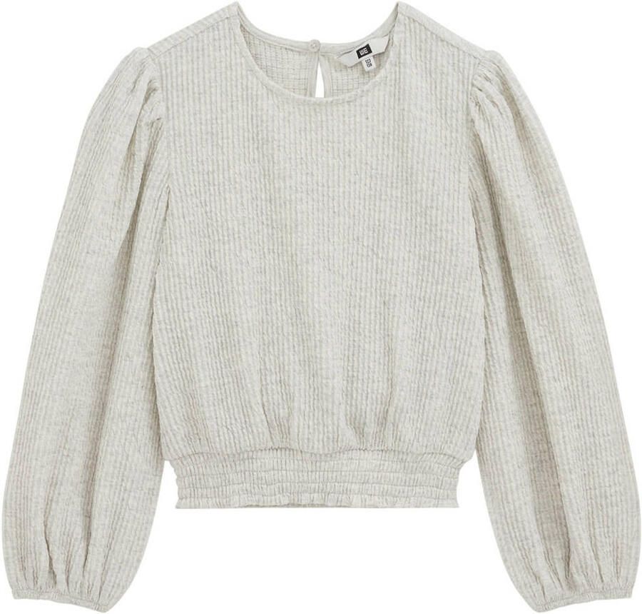 WE Fashion blousetop grijs