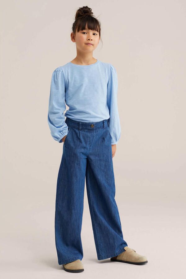 WE Fashion blousetop lichtblauw - Foto 2