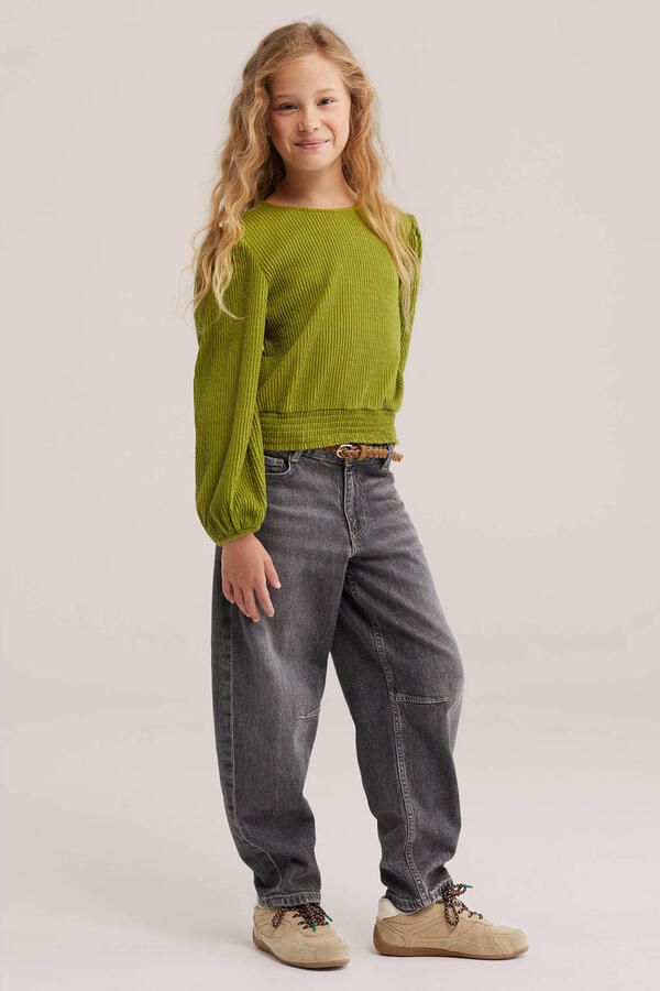 WE Fashion blousetop olijfgroen - Foto 3