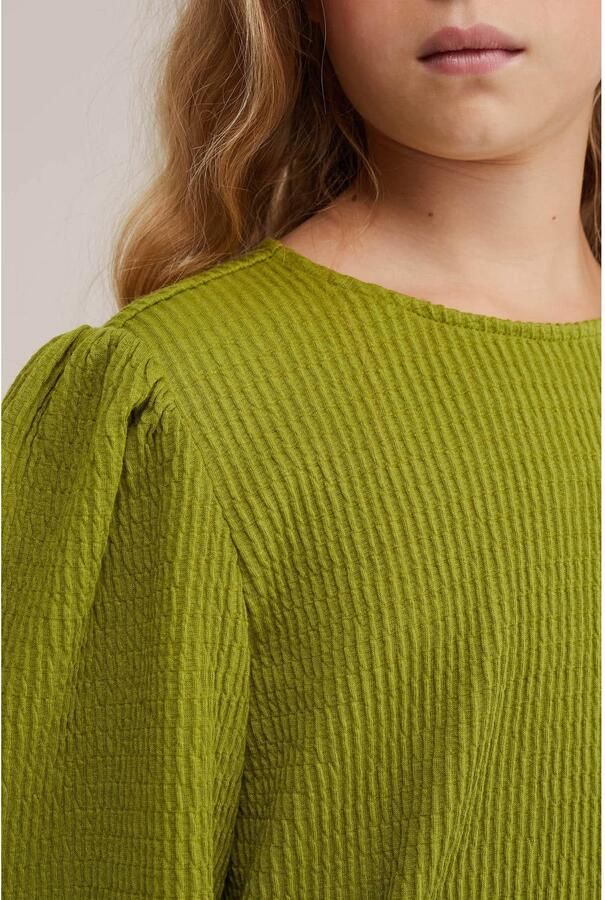WE Fashion blousetop olijfgroen - Foto 2