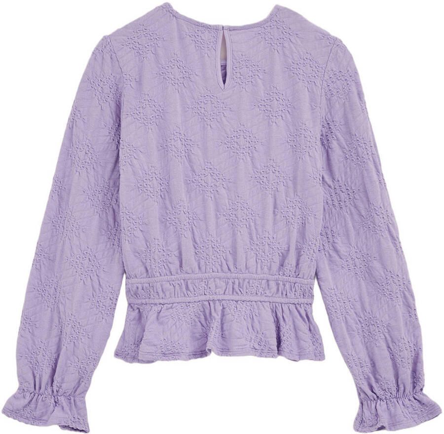 WE Fashion blousetop paars - Foto 2
