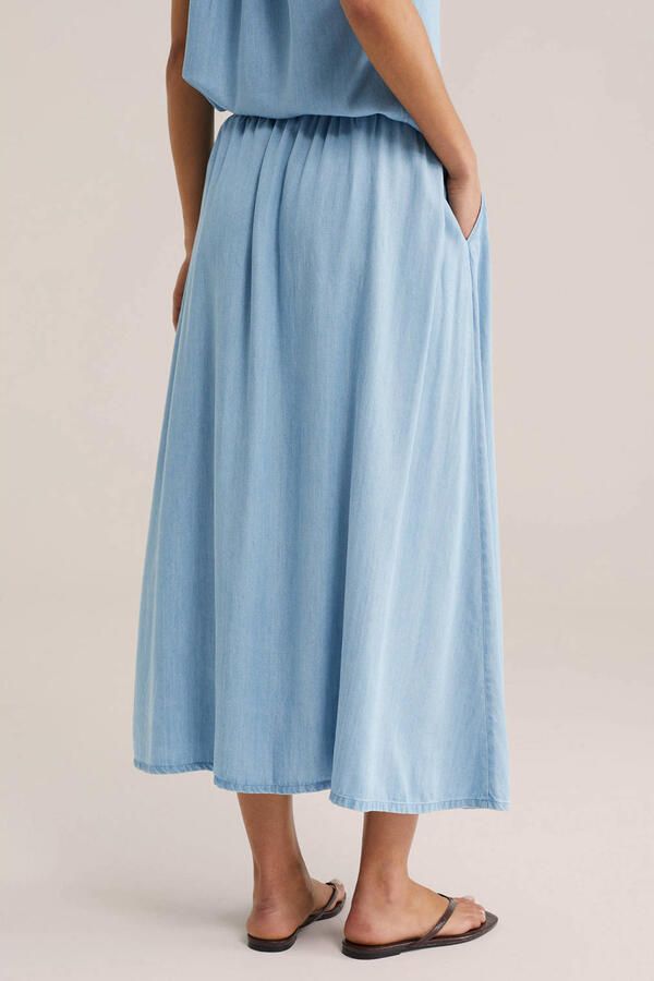WE Fashion Blue Ridge A-lijn rok blauw