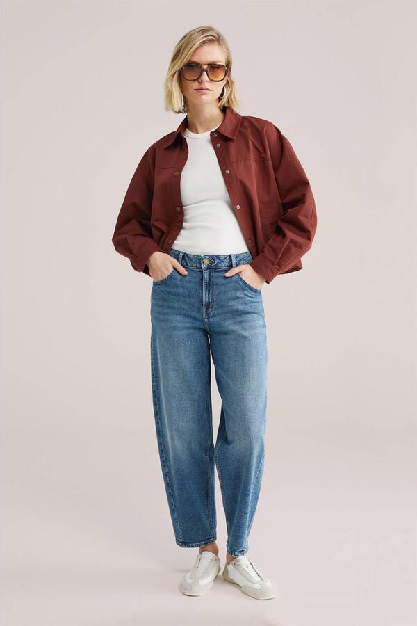 WE Fashion Blue Ridge barrel jeans medium blue denim - Foto 3