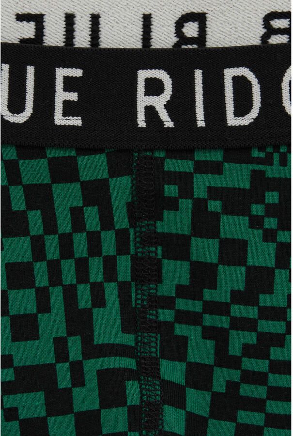 WE Fashion Blue Ridge boxershort groen zwart (set van 7)