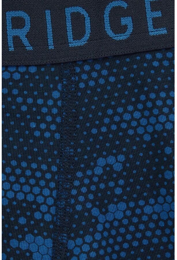WE Fashion Blue Ridge boxershort donkerblauw (set van 3)