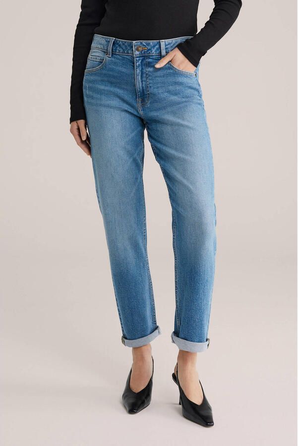 WE Fashion Blue Ridge boyfriend jeans medium blue denim
