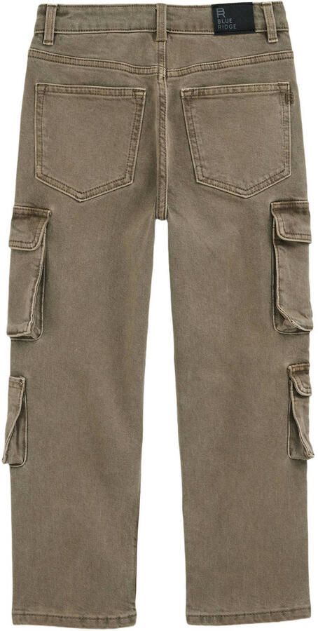 WE Fashion Blue Ridge cargo jeans groen - Foto 3