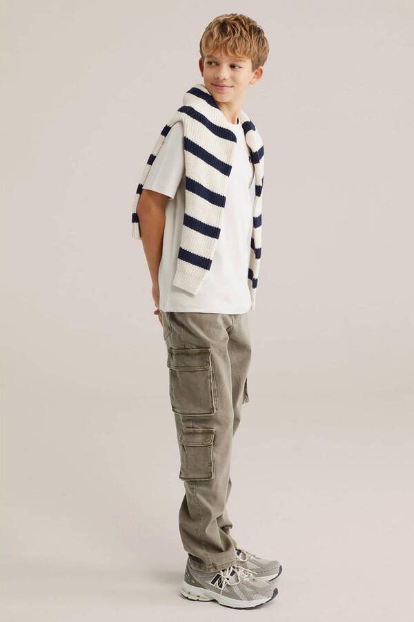 WE Fashion Blue Ridge cargo jeans groen - Foto 2